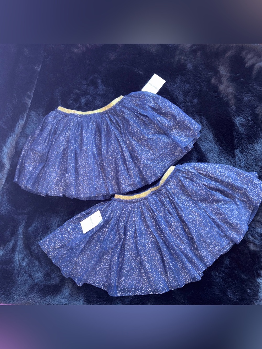 💙 TUCKER + TATE Girls Sparkle Metallic Tutu Skirt Set | Blue | Size 5 | NWT 🏷️